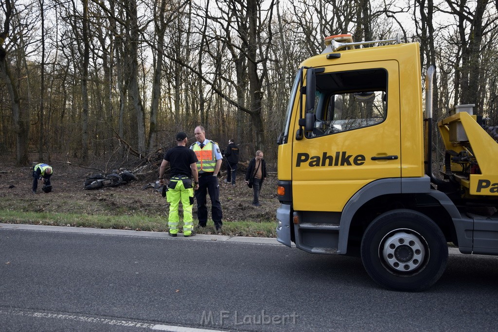 Schwerer VU Krad Fahrrad Koeln Porz Alte Koelnerstr P232.JPG - Miklos Laubert